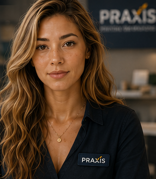 Kelly, the Praxis front-of-house AIP